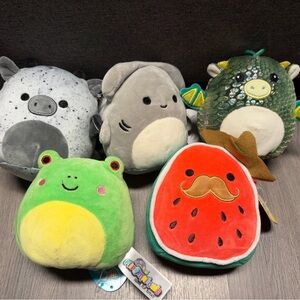 Squishmallows Plush Toy 5” bundle